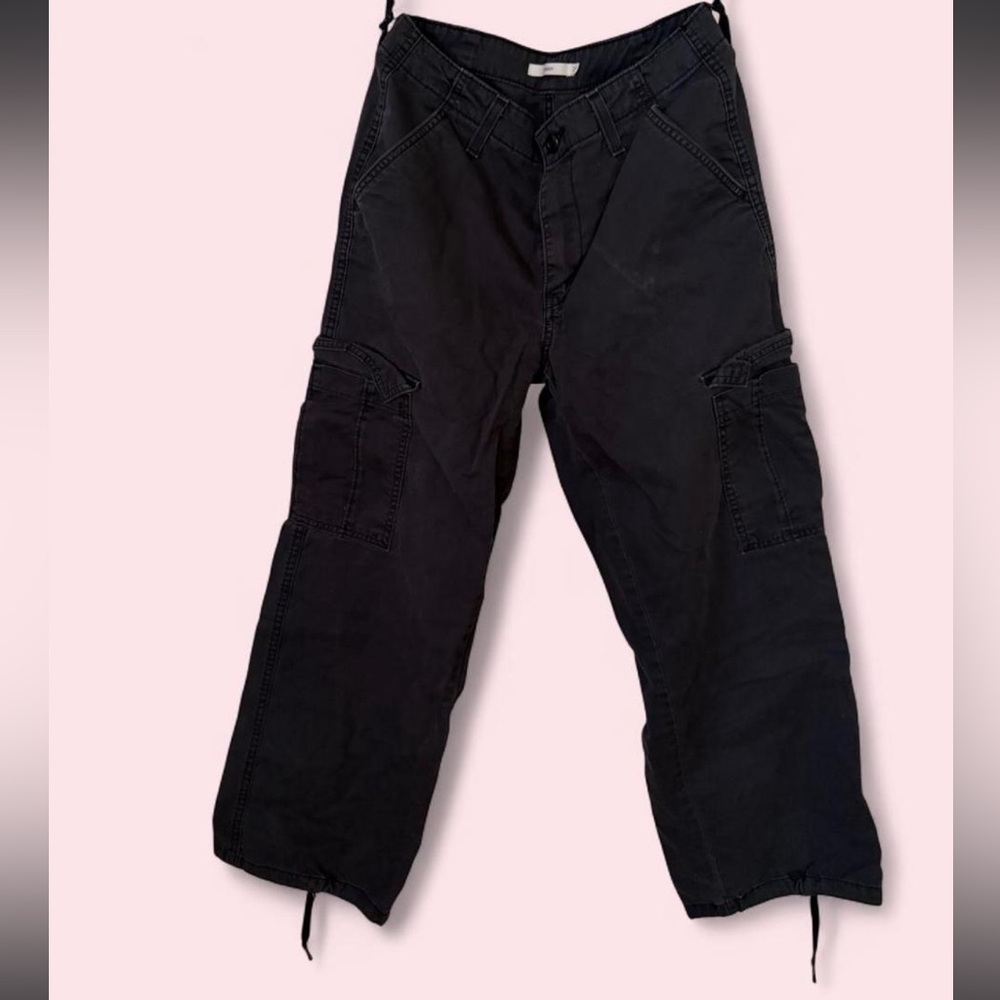 Levi's Dark Gray Straight Leg Jeans